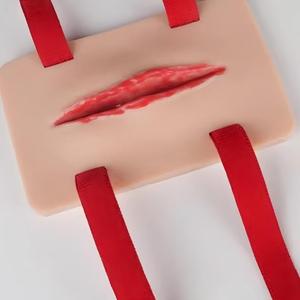 Kit de Módulo de Práctica para Laceraciones de Emergencia por Trauma - Modelo de Entrenamiento de Heridas de Silicona para <span class=keywords><strong>Primeros</strong></span> <span class=keywords><strong>Auxilios</strong></span> y Ejercicios Quirúrgicos - Product Image 4