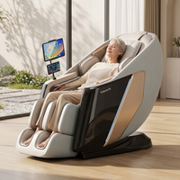Fauteuil de massage de luxe à double rail allongé avec recharge sans fil intégrée pour pédicure et spa, idéal pour les salons de manucure