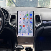 Écran vertical Android 13 de 14,5 pouces style Tesla, CarPlay sans fil, navigation GPS pour Jeep Grand Cherokee 2014-2020