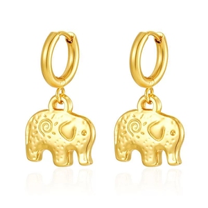 LT- <span class=keywords><strong>MS</strong></span>-668 Boucles <span class=keywords><strong>d</strong></span>'oreilles pendantes à la mode Cerceaux ronds polyvalents en acier inoxydable Plaqué 18K Bijoux simples pour femmes Vente en gros - Product Image 6
