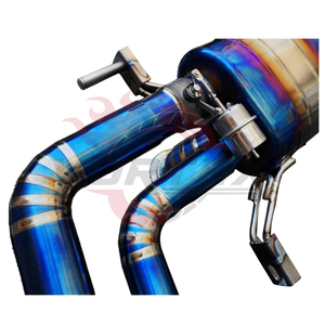 ท่อไอเสีย Vortex Exotic Blue Titanium Valvetronic Performance สำหรับ Audi R8 V10 5.2L ปี 2020-2024 ระบบท่อไอเสียแบบ X-Pipe Racing Muffler - Product Image 6