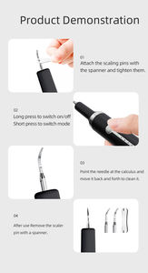 पोर्टेबल पालतू दांत क्लीनर किट मशीन डेंटल इलेक्ट्रिक होम पट्टिका हटाने सोनिक अल्ट्रासोनिक कैलकुलेटर - Product Image 6