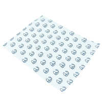 Fourniture d'usine papier d'emballage pour entreprises papiers d'emballage en tissu blanc personnalisés bon marché avec logo