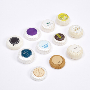 Savon d'hôtel de luxe avec logo personnalisé <span class=keywords><strong>pour</strong></span> le bain des clients de l'hôtel Savon jetable de mini taille 15g 25g 30g SPA Savon de voyage pas cher - Product Image 6