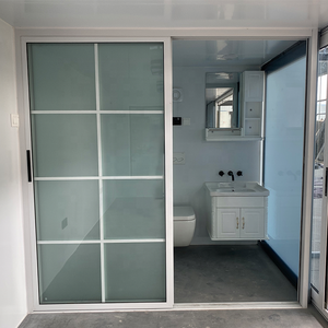 Harga pabrik 20ft Outdoor Modern Mobile apple kabin kecil kapsul Prefab rumah datar dengan Balkon - Product Image 4