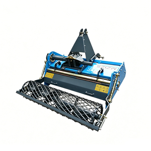 Machine de nivellement de terrain agricole certifiée CE MZ125, <span class=keywords><strong>motoculteur</strong></span> à prise de force, rotoculteur 3 points, enfouisseur de pierres avec <span class=keywords><strong>rouleau</strong></span> - Product Image 1
