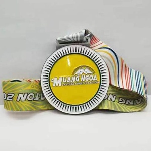 Lo <span class=keywords><strong>smalto</strong></span> morbido <span class=keywords><strong>giallo</strong></span> Premium aumenta i medaglioni del premio sportivo della maratona nazionale - Product Image 1