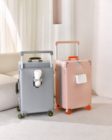 Valise à roulettes souple avec poignée large, nouvelle conception 2026, avec roulettes à glissière, valise à roulettes pour les voyages