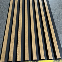 Panneau mural cannelé en WPC décoratif pour intérieur, 160*24/22 MM, alternative au bois, pour décoration intérieure