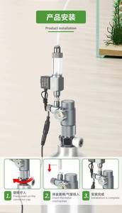 <span class=keywords><strong>CO2</strong></span> <span class=keywords><strong>Mini</strong></span> Gösterge Regülatörü Hızlı Montajlı Tek Göstergeli Akvaryumlar ve Aksesuarlar için - Product Image 5