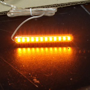 Autodragons Bande lumineuse LED pour clignotants de moto, mini séquentielle dynamique, jaune ambre, DRL et feux arrière - Product Image 6