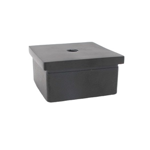 Raccordi placcati in titanio inossidabile tappi terminali quadrati <span class=keywords><strong>per</strong></span> corrimano <span class=keywords><strong>per</strong></span> balaustra <span class=keywords><strong>per</strong></span> <span class=keywords><strong>ringhiere</strong></span> in acciaio - Product Image 1