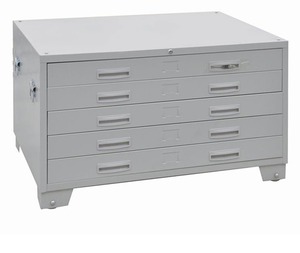 Armoire de rangement moderne en acier pour papier A1 et plans A0, pour fournitures de bureau, usage commercial dans les hôtels, les hôpitaux et les écoles - Product Image 2