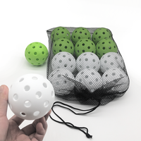 Fabricant de balles de pickleball sur mesure approuvées par USAPA Pratique d'entraînement en plastique coloré 26 trous Sports Entertainment