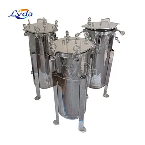 Best price water treatment irrigation stainless steel bag filter housing