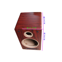 Boîtier de haut-parleur en bois pour étagère 5,5 pouces OEM ODM, boîtier vide pour enceinte audio, coque en bois DIY pour haut-parleur