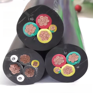 سعر الجملة جودة عالية 3 Core 3 * + 1 *-سلك مزدوج PVC معزول كابل النحاس أسلاك الفولاذ الاستخدام الصناعي - Product Image 4