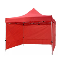 DF bannière Gazebo 10ft Auvent Pop Up Tente Pliable Tente Rétractable Logo Personnalisé Imprimé 3x3 3x4.5 Tentes Pliables Extérieures