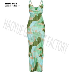 Fabricant de vêtements sur mesure, <span class=keywords><strong>robe</strong></span> pour femme en coton extensible de haute qualité, imprimé <span class=keywords><strong>camouflage</strong></span>, mode, <span class=keywords><strong>robe</strong></span> <span class=keywords><strong>moulante</strong></span> décontractée d'été - Product Image 3