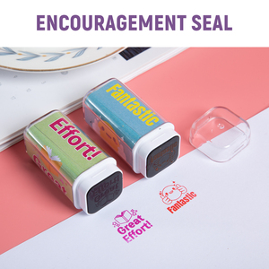 Sellos de Recompensa para Niños, Versión en Inglés para Maestros, Incentivos de Ánimo: BUENO, EXCELENTE, Comentarios Transfronterizos, Plástico - Product Image 4