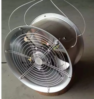 Ventilateur de circulation d'air pour ferme d'élevage, poulailler, grange, serre, en acier inoxydable, anti-ammoniac corrosif, pour le refroidissement et la ventilation