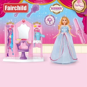 Offre Spéciale : Ensemble de meubles de maison de poupée miniatures en plastique ABS Fairchild avec vêtements de poupée éducatifs DIY pour les enfants de 3 ans et plus - Product Image 6