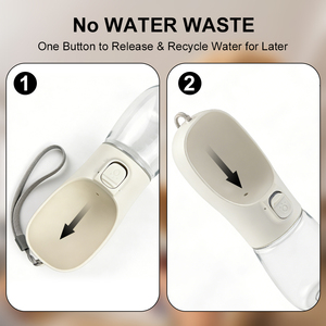 Bouteille d'eau portable en plastique anti-fuite pour <span class=keywords><strong>chien</strong></span> et chat avec distributeur pour les promenades - Product Image 4
