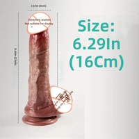 Dildo manuel en silicone souple, masturbateur féminin, pénis réaliste, jouet sexuel pour plaisir orgasmique, coffret