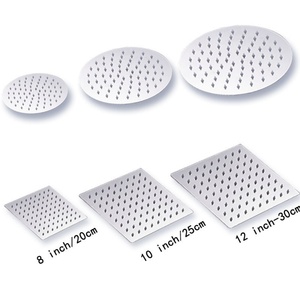 Cabezal de Ducha de Lluvia Cuadrado Ultrafino Personalizado de Acero Inoxidable 304, Magnético, de Techo, Ahorrador de Agua, con Efecto Cascada - Product Image 1