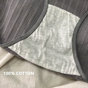 Culottes pour femmes à taille mi-haute, style sport, 95 % coton, respirantes, grandes tailles, très vendues - Product Image 3