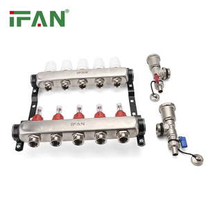 3/4 di alta stabilità all'ingrosso IFAN "collettore sistema di riscaldamento a pavimento collettore in acciaio inox - Product Image 5