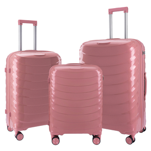 Elegantes Juegos de Maletas Rosas: Maletas Rígidas de 20/24/28 Pulgadas para Viajeros Modernos, <span class=keywords><strong>Maleta</strong></span> Resistente <span class=keywords><strong>con</strong></span> <span class=keywords><strong>Ruedas</strong></span> Giratorias - Product Image 1