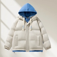 Vestes à capuche personnalisées en gros, vestes d'hiver pour hommes légères et confortables, polyvalentes pour l'extérieur