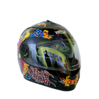 Casque demi-casque réglable CE pour moto, complet, certifié DOT, casque de motocyclette de rue, moto de course, Crash