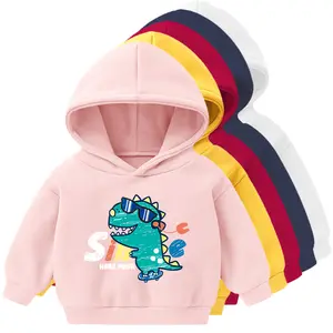 Sweat à capuche multicolore pour enfants, chandail avec imprimés, pas cher, vente en gros