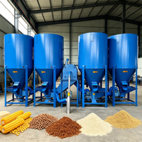 Broyeur-mélangeur vertical auto-amorçant, équipement spécial pour la ligne de production d'aliments pour animaux