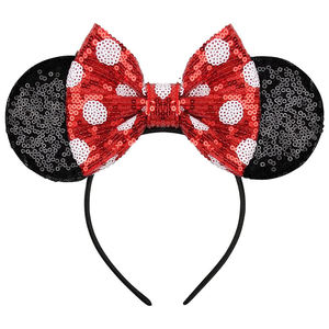 أزياء ميكي آذان عقال الترتر الكرتون ميني آذان الماوس رباط الرأس للأطفال النساء الفتيات - Product Image 5