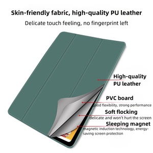 Coques et étuis pour tablettes personnalisés 11 pouces pour <span class=keywords><strong>iPad</strong></span> Pro, étui pour enfants, silicone protecteur, support avec fonctions magnétiques et antichoc - Product Image 4