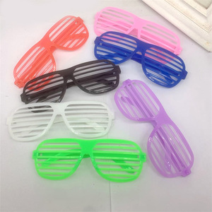 Square Masquerade <strong>Party</strong> Decorative <strong>Glasses</strong> Without Lenses Blinds <strong>Glasses</strong> Frame - Product Image 2