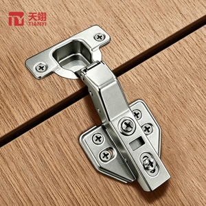 Charnière d'angle hydraulique à fermeture douce en acier laminé à froid TIANYI 30 degrés pour armoire d'angle et placard de cuisine - Product Image 1