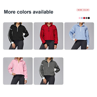 FANCO haute qualité automne hiver manteau col montant fermeture éclair femmes coupe-vent chaud polaire course Sport veste avec polaire