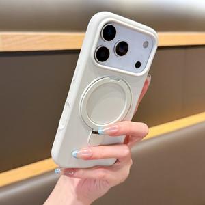 Coque pour iPhone 17 Pro Max, silicone liquide, support magnétique, protection antichoc pour téléphone - Product Image 3