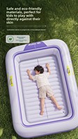 Lit flottant gonflable transfrontalier Meihei pour piscine et plage, chaise longue d'extérieur pliable en PVC pour adultes, ponton de piscine pour usage adulte