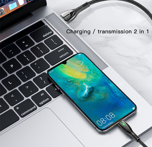 Tùy Chỉnh Android Micro Kẽm Hợp Kim Cáp Dữ Liệu Dòng Yesido Gốc Usb Cable Với Đôi Side Led Ánh Sáng - Product Image 5