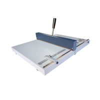 Machine à plier et perforer le papier A3/A4 manuelle à faible coût de 350 mm