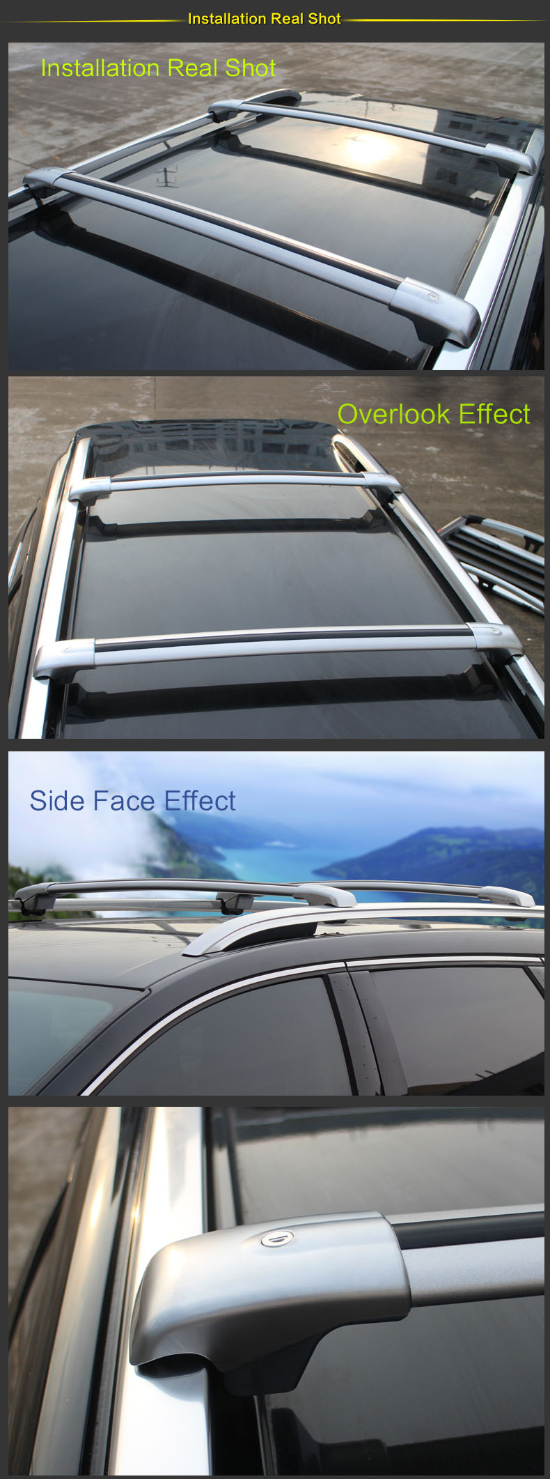 Cross Bar Frame Quality Aluminum for LEXUS GX 460 2022-2023