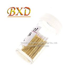 الذهب-مطلي رئيس اختبار دبوس PA058-B (00 # B) وأشار التحقيق 0.58 مللي متر الدقة كشتبان مسمار زنبركي PA058 - Product Image 6