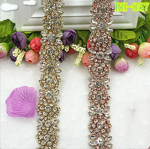 Nueva moda bling decorativo Ajuste del rhinestone de RH857