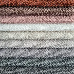 定制涤纶编织布克面料，用于室内装饰豪华纺织品家居