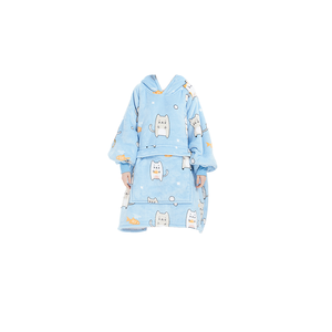 Manta Vestível com Capuz Personalizável para Mulheres, Homens e Crianças, Tamanho Grande - Product Image 1